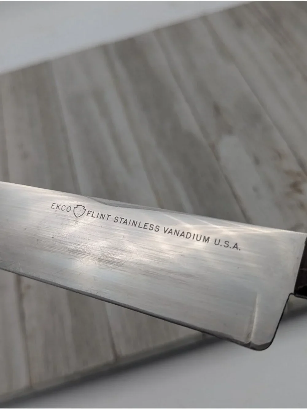 Ekco Flint Stainless Vanadium Kitchen Chef Knife 8